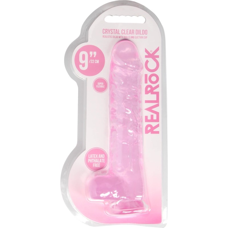 RealRock - Realistyczne dildo z jądrami 23 cm